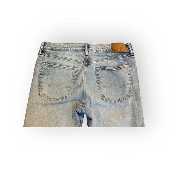 American Eagle Mens AirFlex Straight Slim Light Blue Denim Jeans Sz 32x34 - Picture 7 of 9